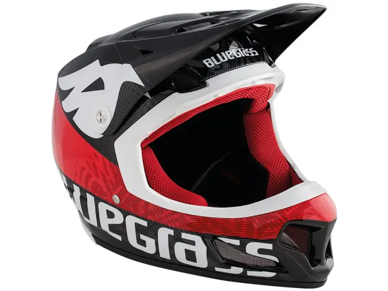 Bluegrass "Brave" Fullface Helm - Black/Red