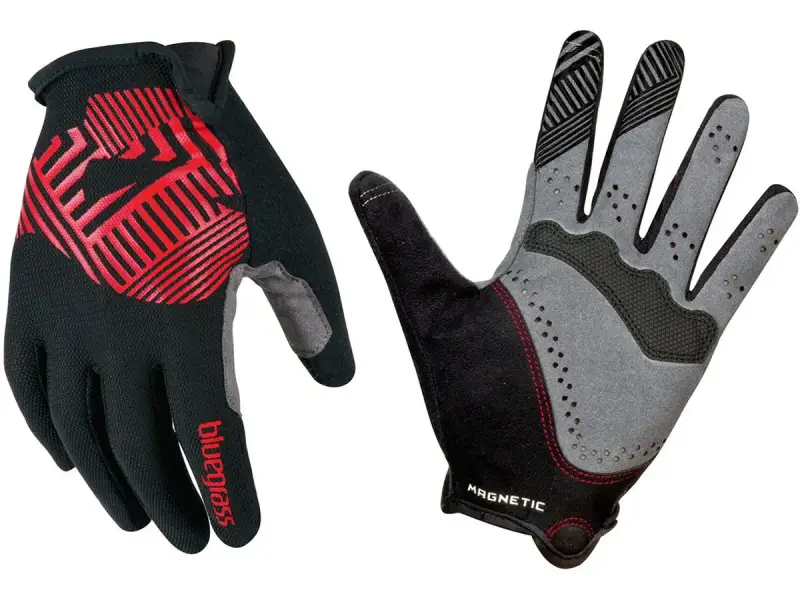 Bluegrass "Magnete Rock" Gloves - Black/Red