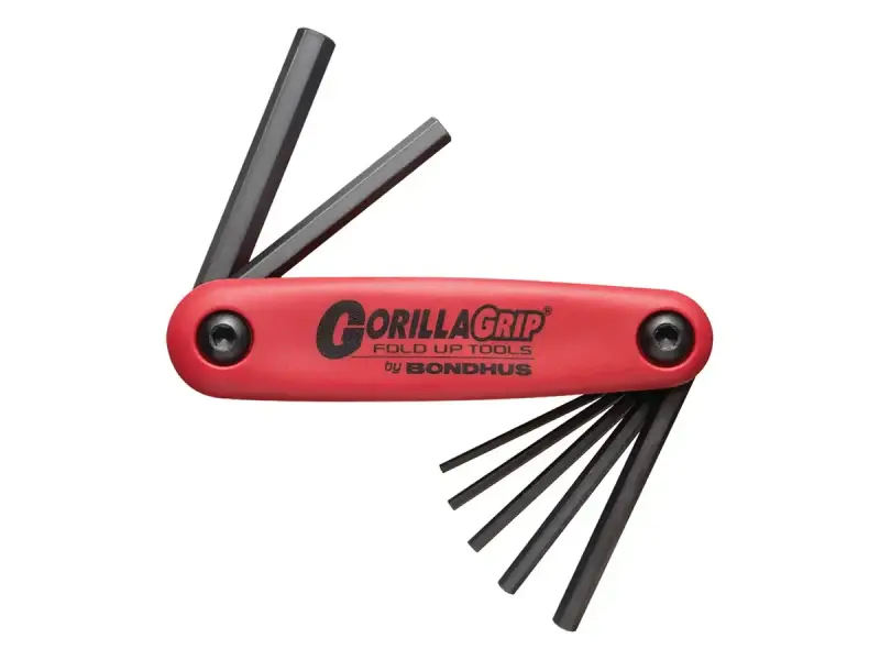 Bondhus "HF7MS" GorillaGrip Hex Fold Up Tool - 1.5 to 6 mm