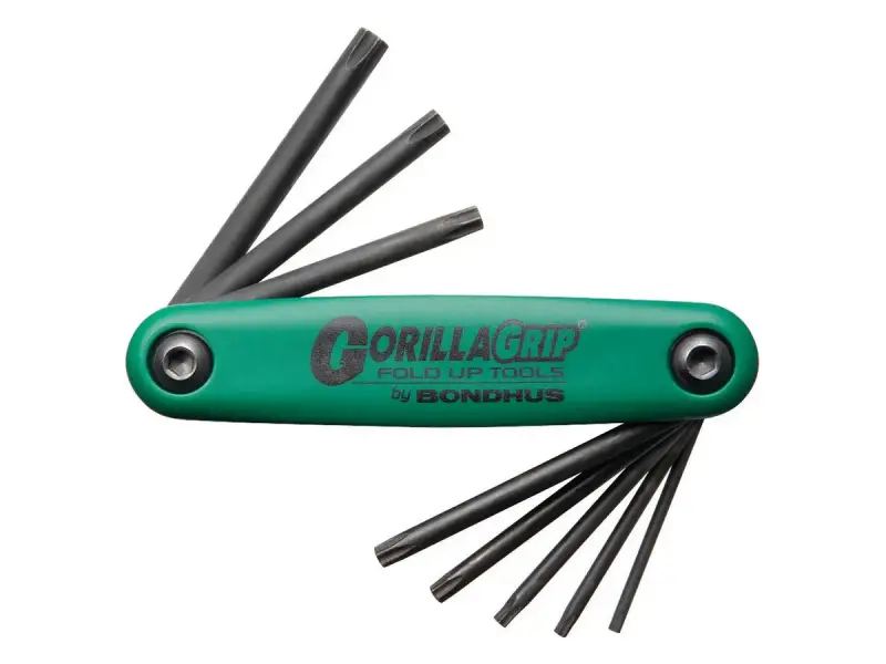 Bondhus "TF8" GorillaGrip Torx Fold Up Tool - T9 to T40