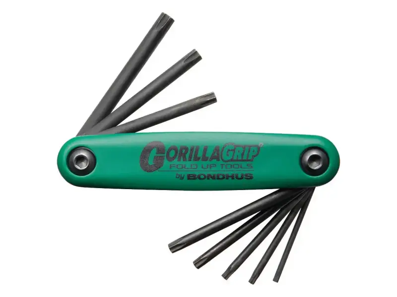 Bondhus "TF8S" GorillaGrip Torx Fold Up Tool - T6 to T25