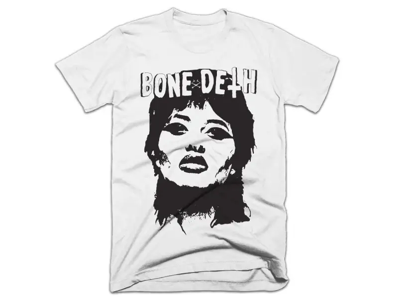 Bone Deth "Face" T-Shirt - White