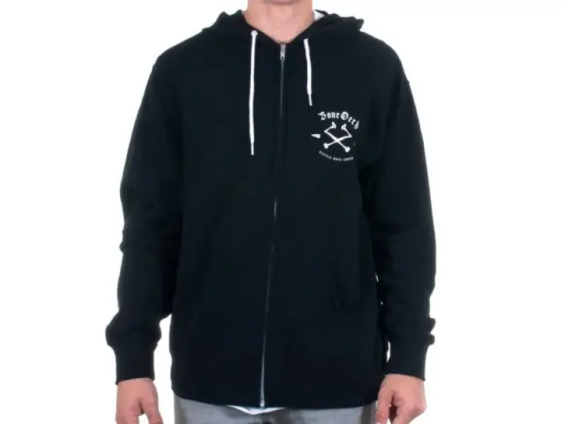 Bone Deth "Thumbs" Hooded Zipper