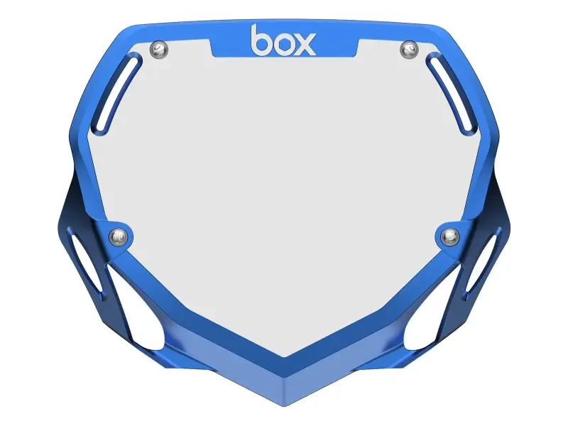 BOX Components "Box Two Chrome" BMX Race Nummernschild