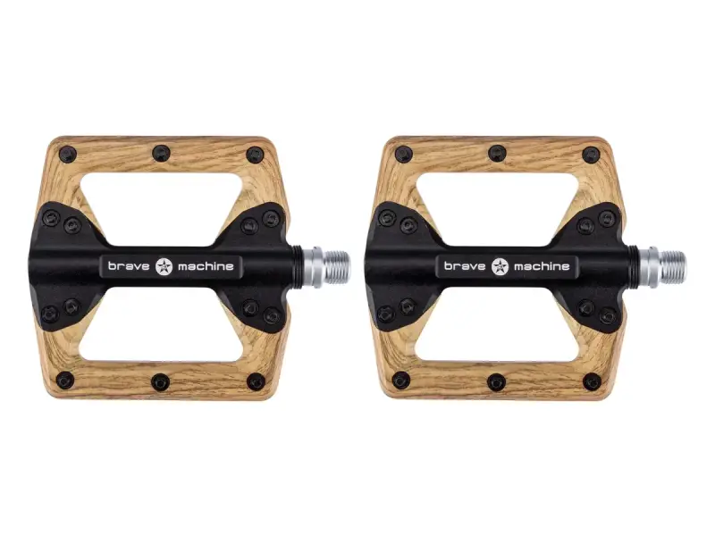 Brave "Machine Wood" MTB Pedals