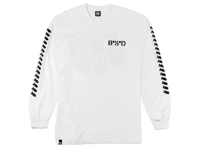 BSD "Bomber" Longsleeve - White