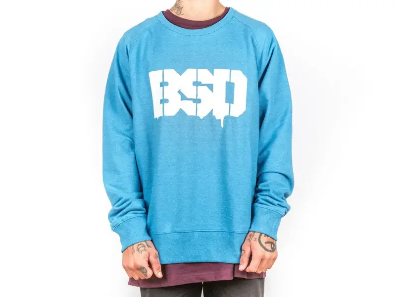 BSD "Drip Logo" Pullover - Blue