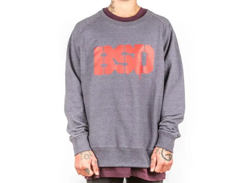 BSD "Drip Logo" Pullover - Grey