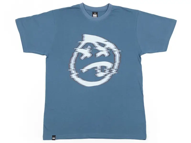BSD "Glitch" T-Shirt - Petrol Blue