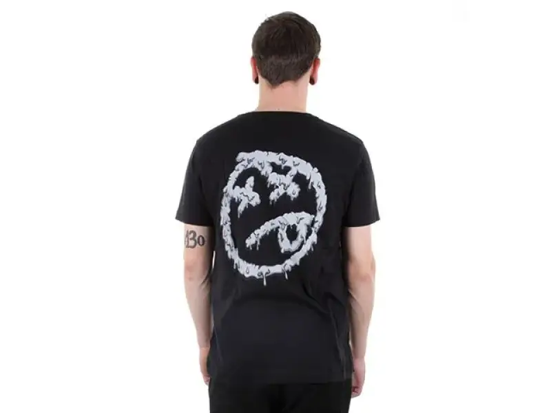 BSD "Melting Acid Face" T-Shirt - Black