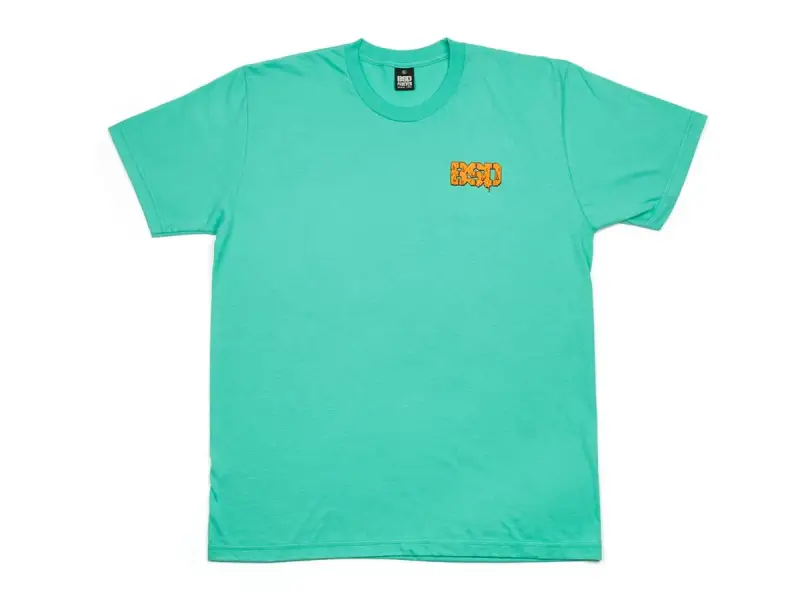 BSD "Melting Acid Face" T-Shirt - Mint Green