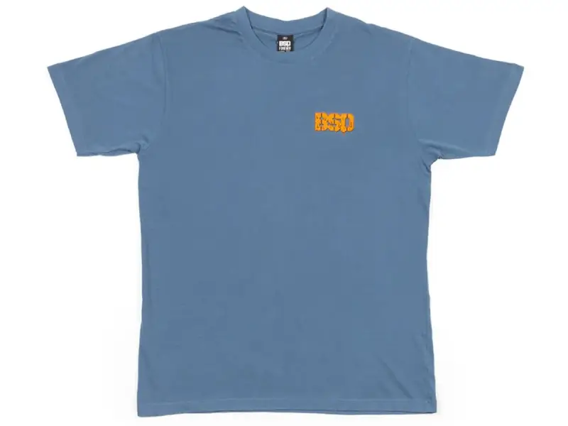 BSD "Melting Acid Face" T-Shirt - Petrol Blue
