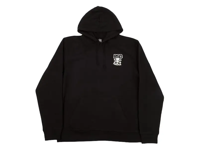 BSD "More Speed" Hooded Pullover - Black
