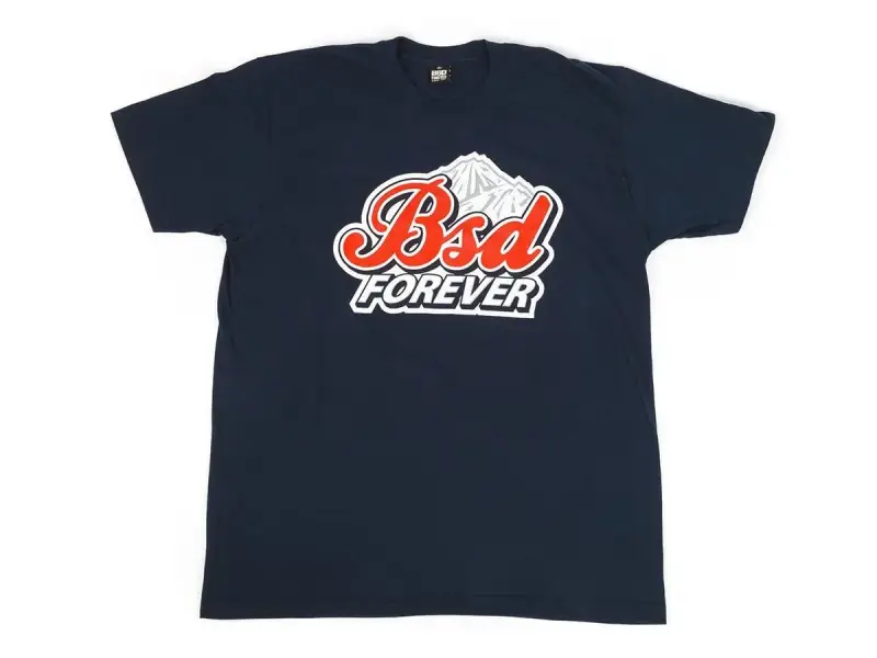 BSD "Outline" T-Shirt - Navy Blue