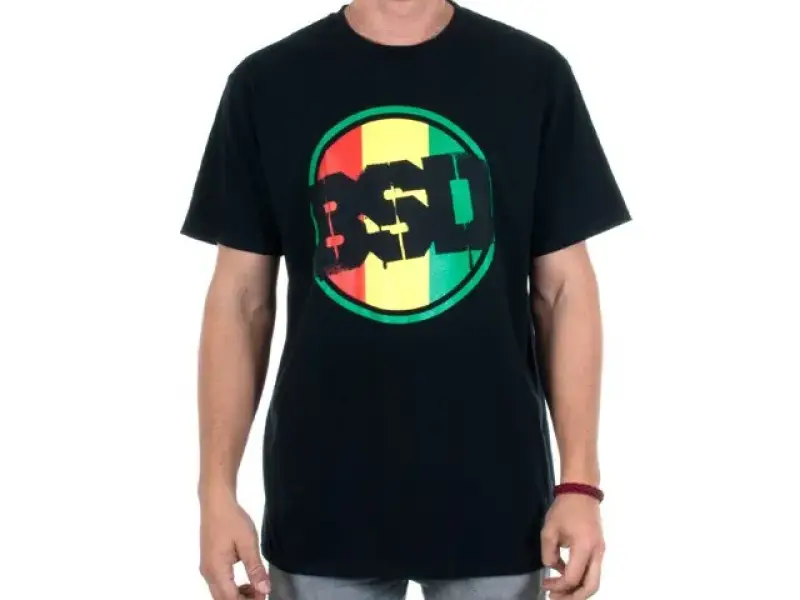 BSD "Rasta Dot" T-Shirt - Black
