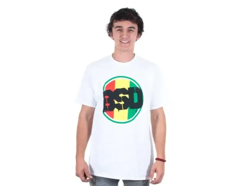 BSD "Rasta Dot" T-Shirt - White