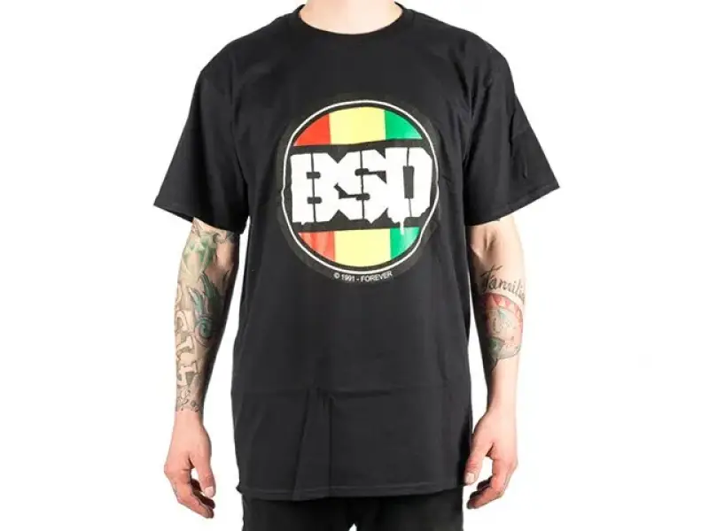 BSD "Rasta Dot V2" T-Shirt - Black