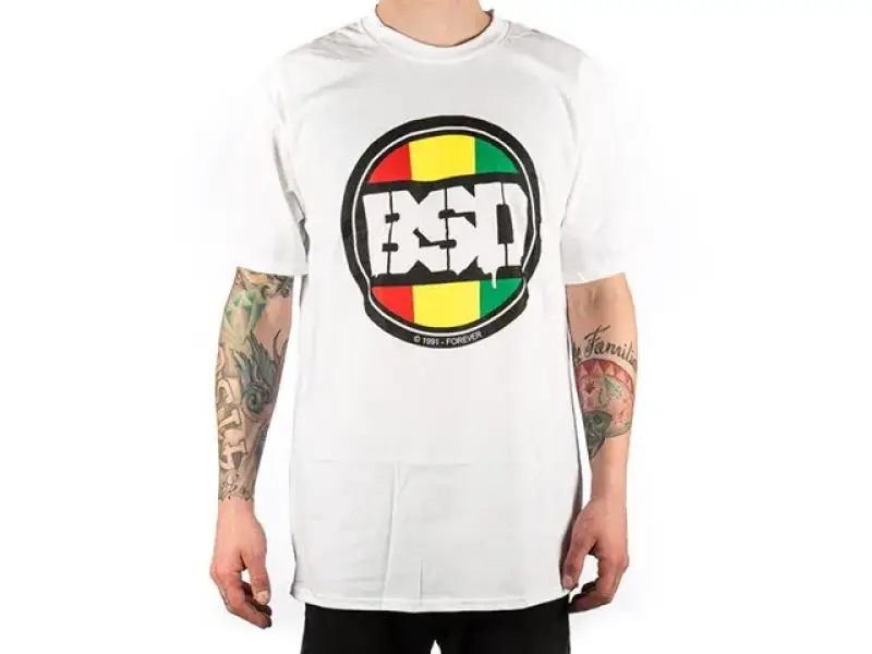 BSD "Rasta Dot V2" T-Shirt - White