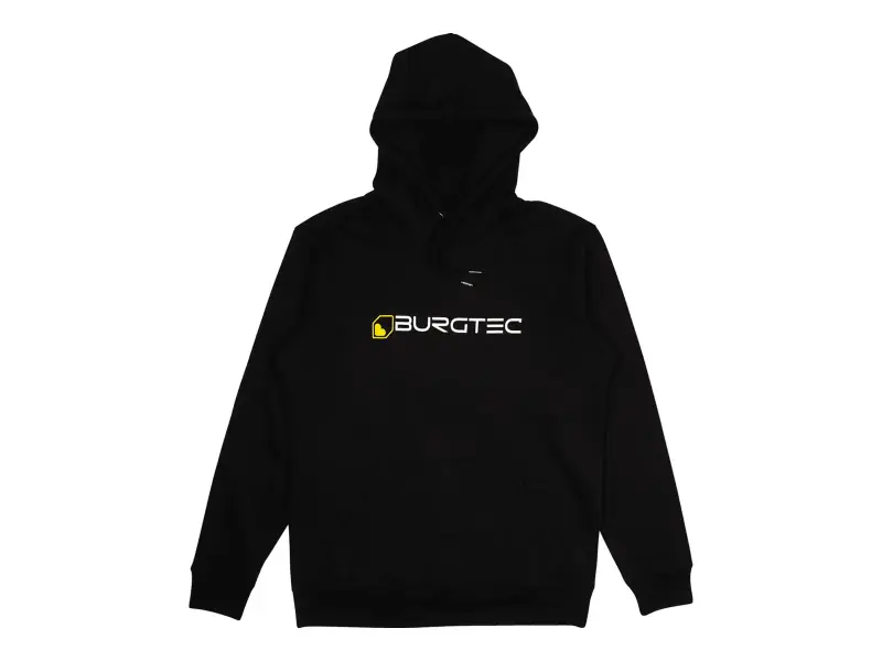 Burgtec "Black Logo" Hooded Pullover - Black