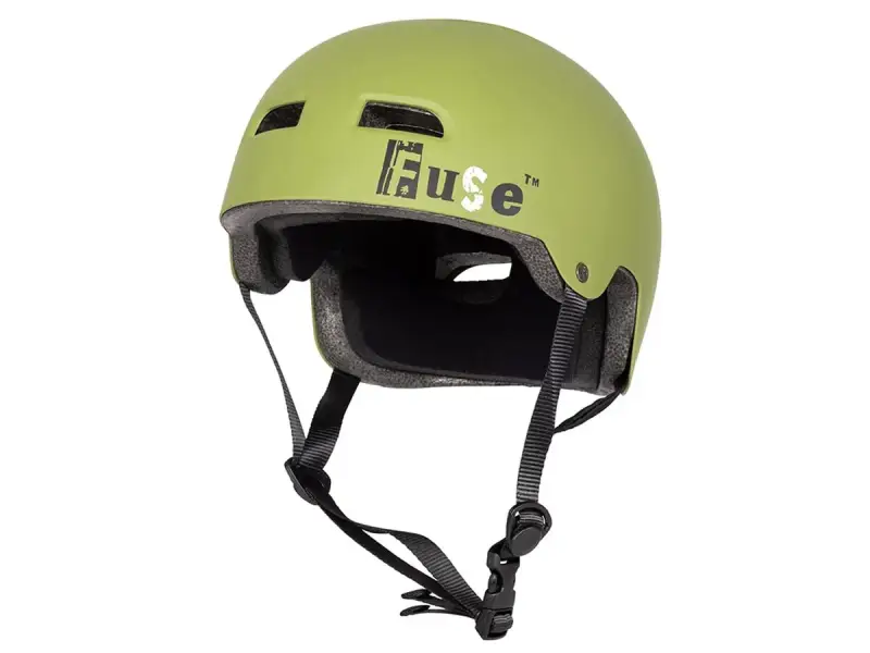 B-Goods - FUSE "Alpha" BMX Helmet - Satin Olive