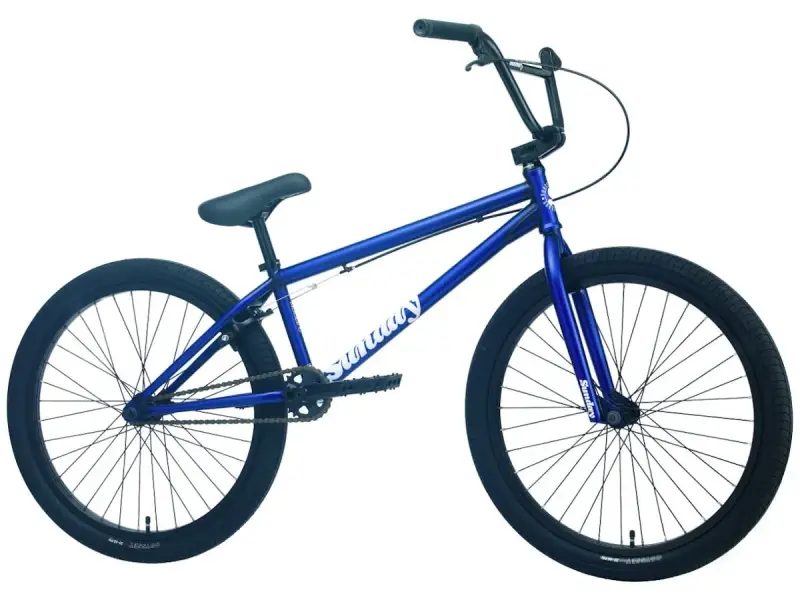 B-Ware - Sunday Bikes "Model C 24" 2022 BMX Cruiser Rad - Matte Trans Blue - 24 Zoll