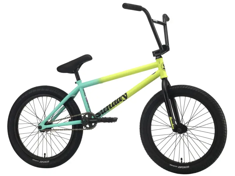 B-Goods - Sunday Bikes "Street Sweeper LHD Jake Seeley" 2021 BMX Bike - Matte Green Fade - Freecoast