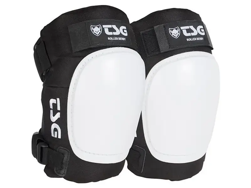 B-Ware - TSG "Roller Derby 2.0" Knieschoner - Black / White