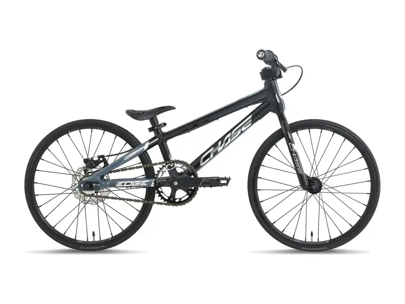 Chase "Edge Micro" 2027 BMX Race Bike - 18 Inch - Black/Dark Grey