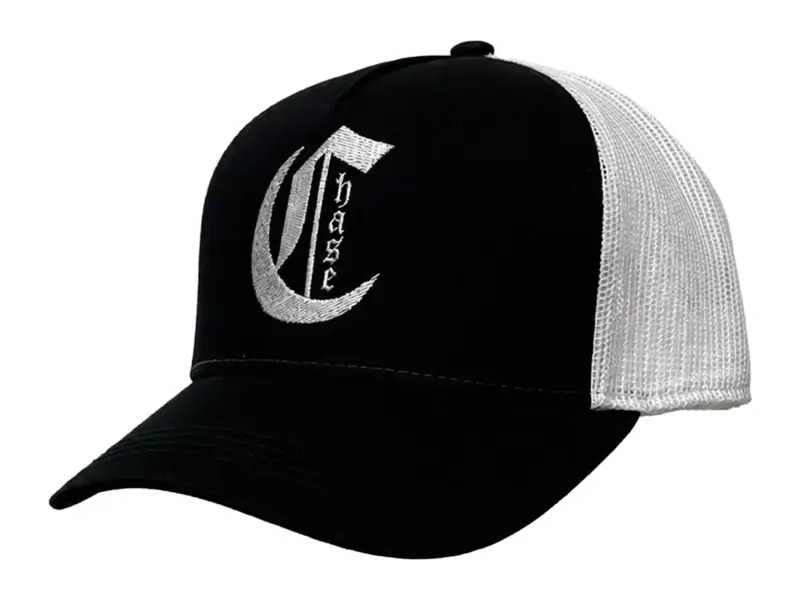 Chase "Mesh Back" Trucker Cap - Black/White
