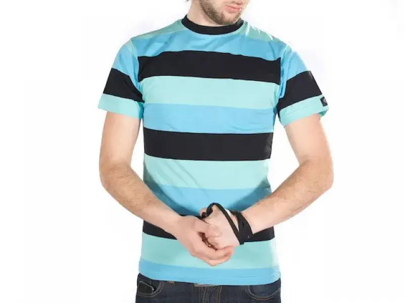 Chico "T-Blue Strip" T-Shirt türkis