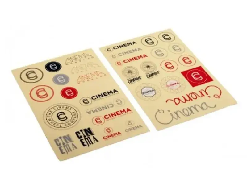Cinema Wheel Co. "2 Sheets" Stickerset