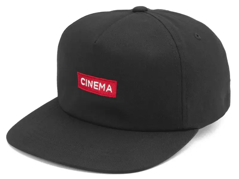 Cinema Wheel Co. "Block" Kappe - Black