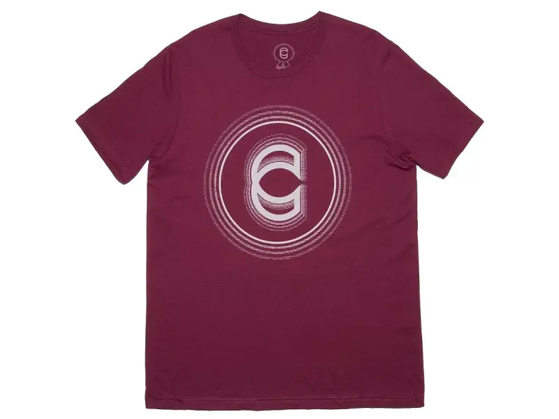 Cinema Wheel Co. "Signals" T-Shirt - Maroon