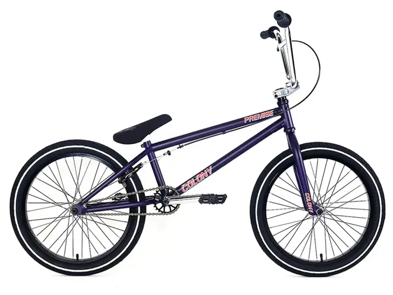 Colony Bikes "Premise" 2018 BMX Bike - Matte Dark Purple/Chrome