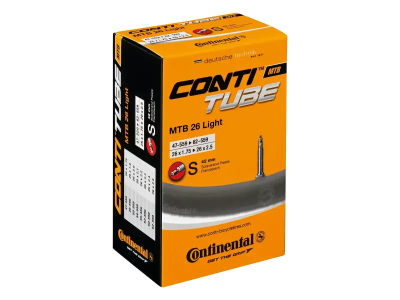 Continental "MTB 26 Light Sclaverand" MTB Tube (26" x 1.75" - 2.5")
