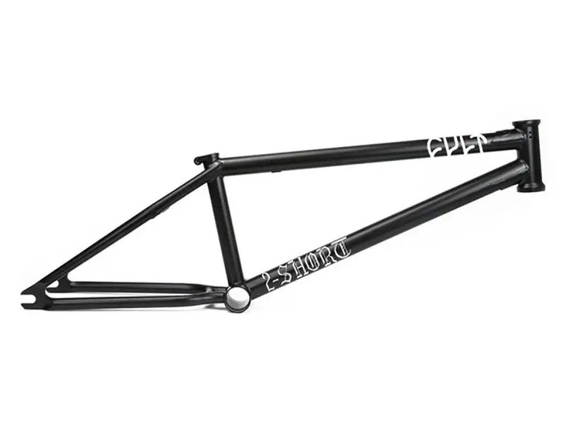 Cult "2 Short" 2019 BMX Frame - Brakeless - Black