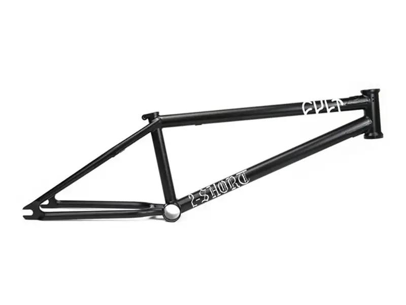 Cult "2 Short" 2020 BMX Frame - Brakeless - Black