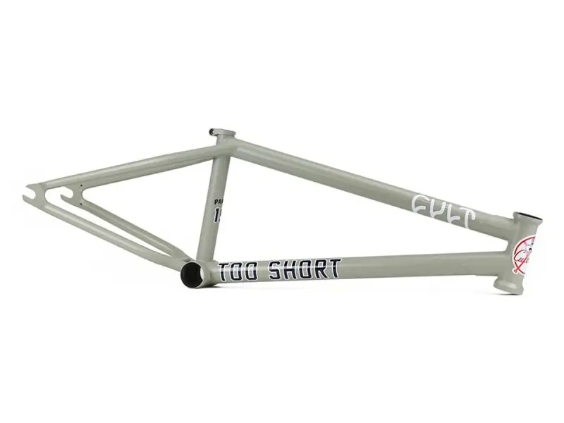 Cult "2 Short" 2020 BMX Frame - Brakeless - Panza Grey