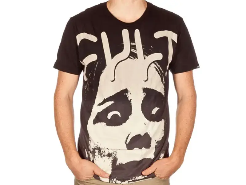 Cult "Dip Dyed Face Logo" T-Shirt