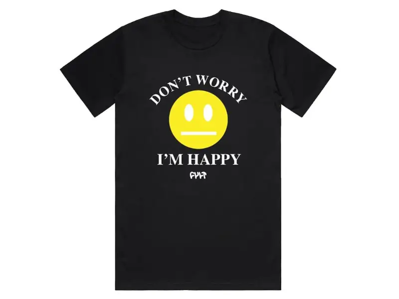 Cult "Dont Worry" T-Shirt - Black