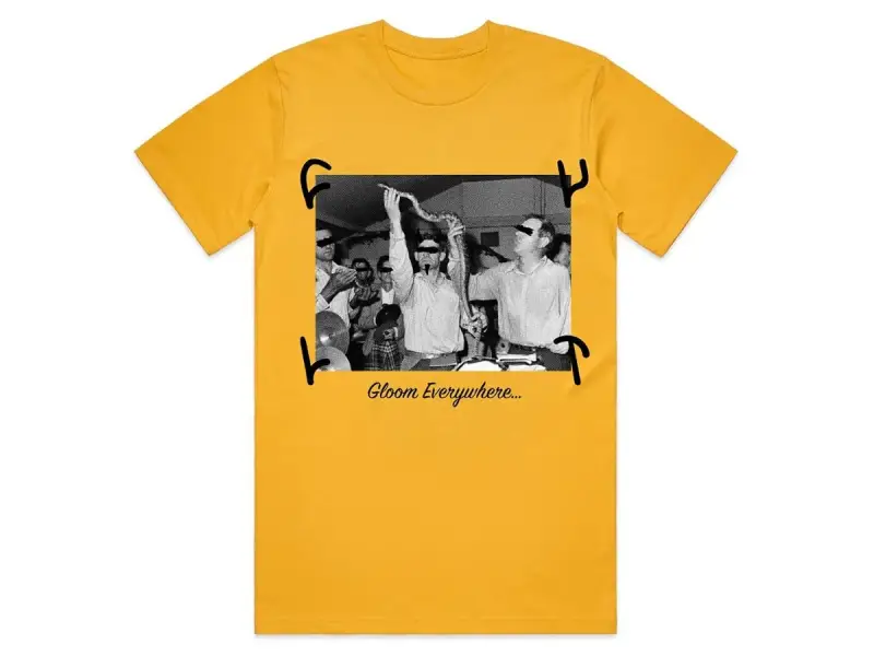 Cult "Gloom Everywhere" T-Shirt - Gold