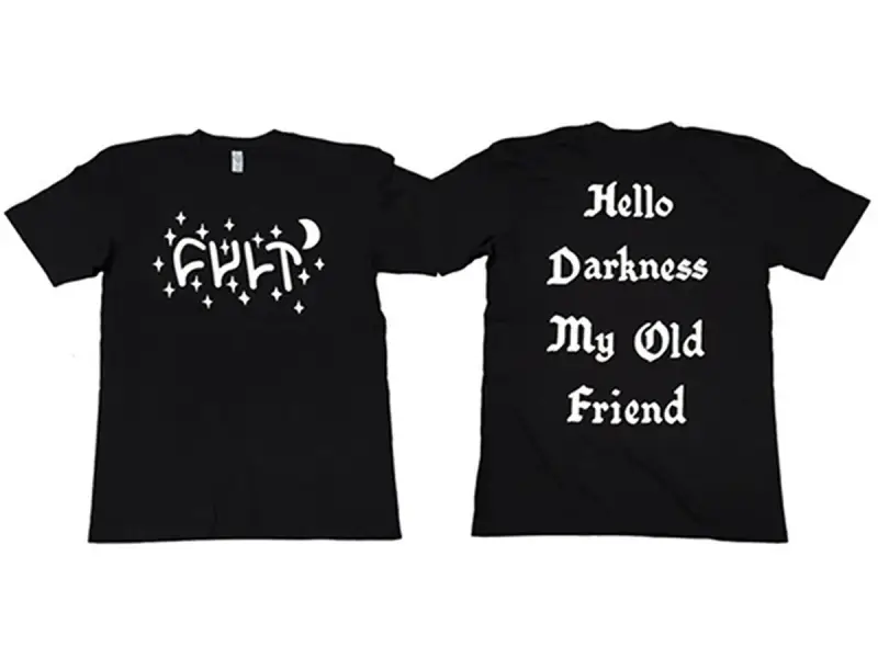 Cult "Hello Darkness" T-Shirt - Black