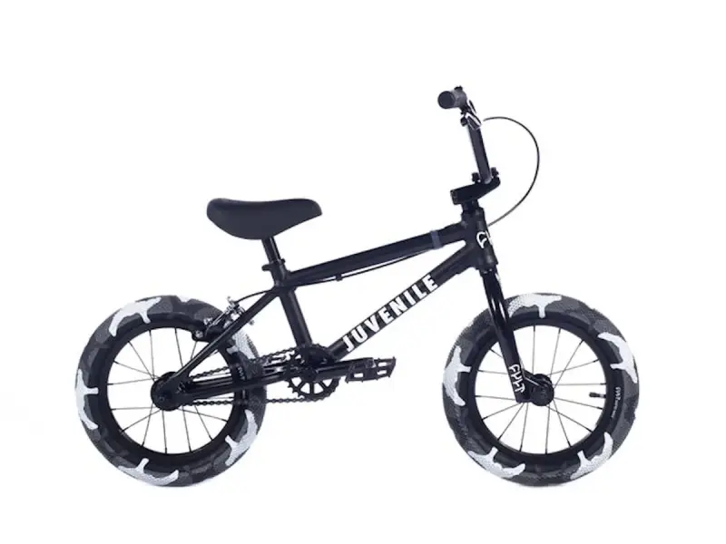 Cult "Juvenile 14" 2022 BMX Bike - 14 Inch - Black