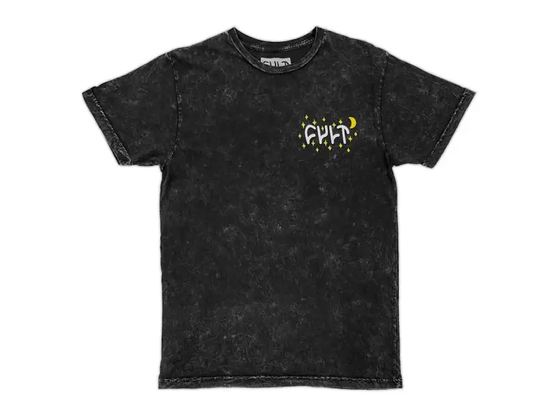 Cult "Later Than You Think" T-Shirt - Black Tie Dye