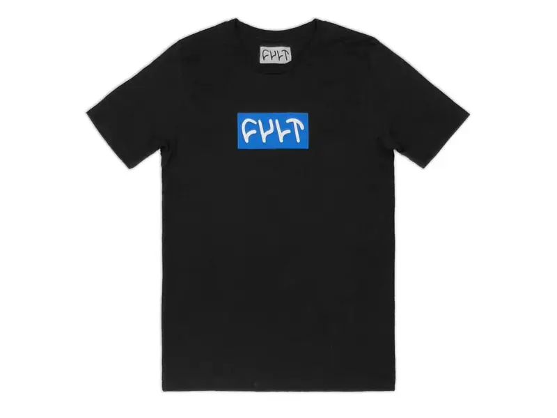 Cult "Logo 18" T-Shirt - Black/Blue