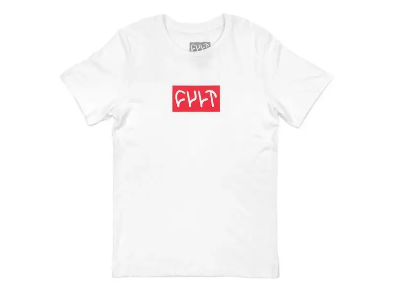 Cult "Logo 18" T-Shirt - White/Red