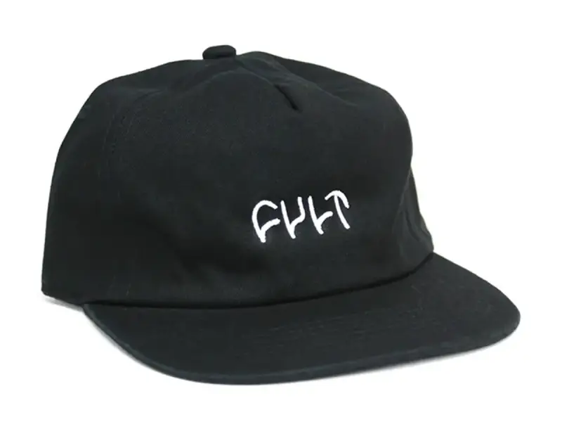 Cult  "Logo Unstructured" Cap - Black