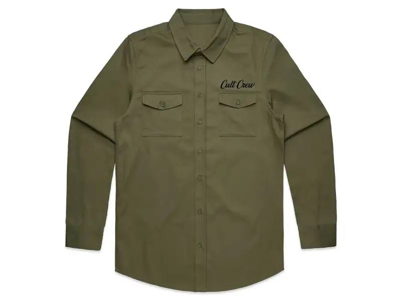 Cult "Militant" Shirt - Army Green