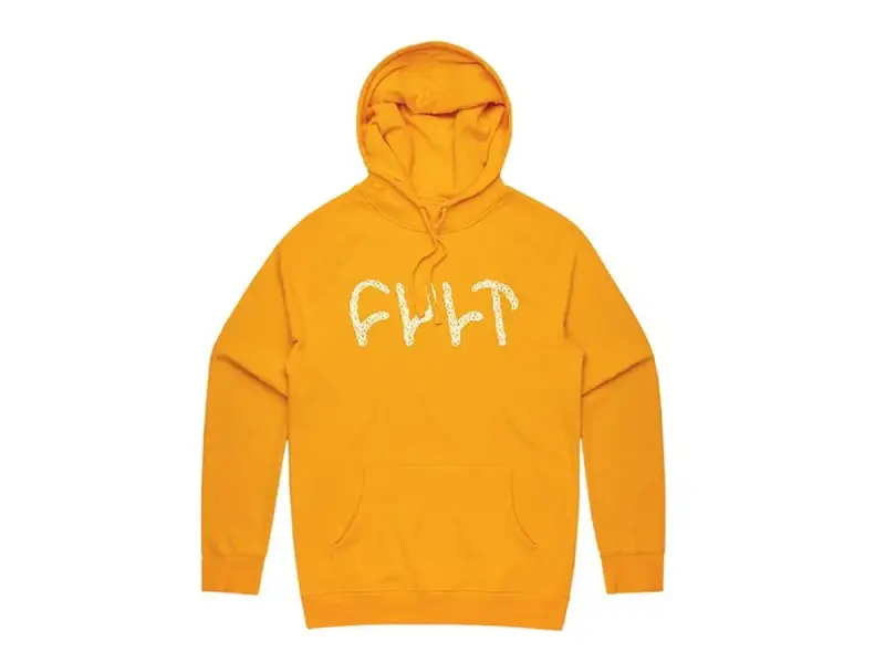 Cult "Scribble" Hooded Pullover - Gold