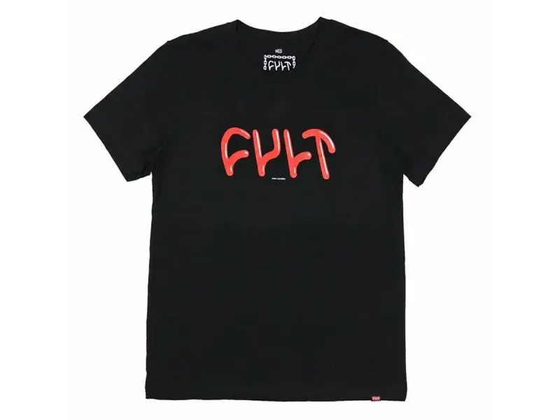 Cult "Shiney Logo" T-Shirt - Black
